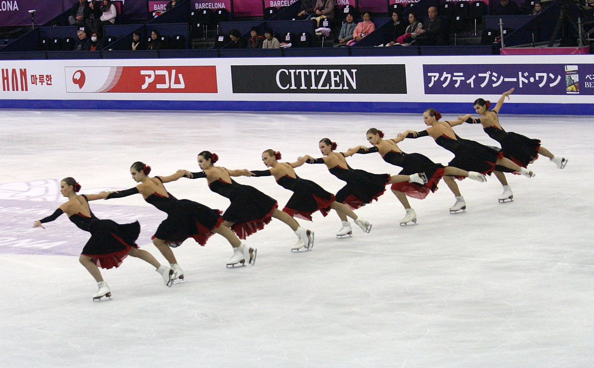 Synchronized Figure Skaters